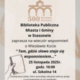 Wieczór wspomnień o Wiesławie Kocie