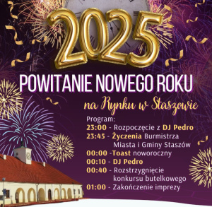 POWITANIE NOWEGO ROKU na Rynku w Staszowie