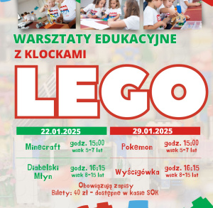 Warsztaty edukacyjne z klockami LEGO
