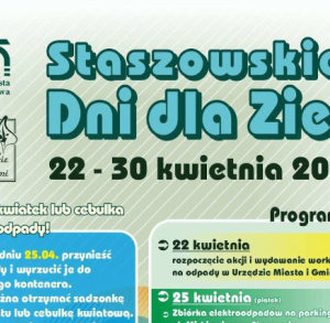 Staszowskie Dni dla Ziemi (zmiana terminu)