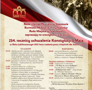 Uroczyste obchody 234. Rocznicy uchwalenia Konstytucji 3 maja