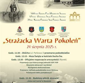 Strażacka Warta Pokoleń – uroczystości w Staszowie