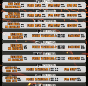 Nowy repertuar Kina Kadr w Staszowie (od 7 do 23 listopada)