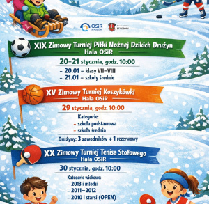 Ferie na sportowo – turniejowe emocje w Staszowie!