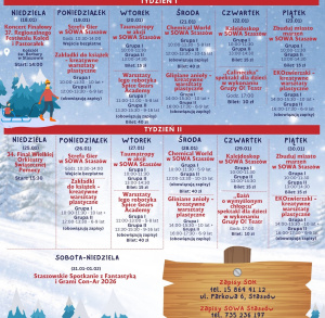 Ferie zimowe 2026 ze Staszowskim Ośrodkiem Kultury