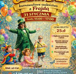 Czas na Bal! Karnawałowe szaleństwo z Frajdą