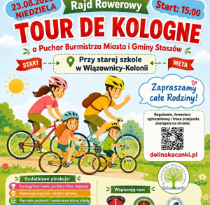 „Tour de Kologne” – rajd rowerowy o Puchar Burmistrza Miasta i Gminy Staszów