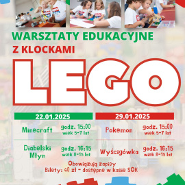 Warsztaty edukacyjne z klockami LEGO