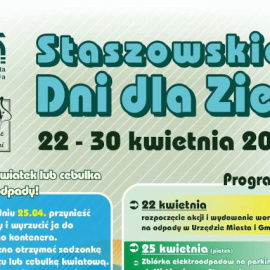 Staszowskie Dni dla Ziemi (uwaga: zmiana terminu)