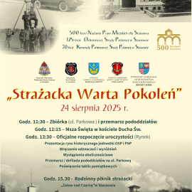 Strażacka Warta Pokoleń – uroczystości w Staszowie