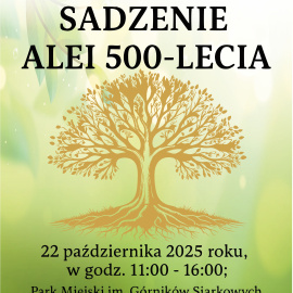 Sadzenie Alei 500-lecia Staszowa