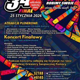 34. Finał Wielkiej Orkiestry Świątecznej Pomocy w Staszowie