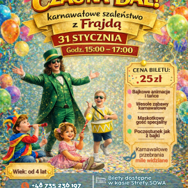 Czas na Bal! Karnawałowe szaleństwo z Frajdą