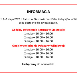 Ratusz i Pałac Kołłątajów otwarte dla zwiedzających w majówkę