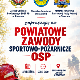Powiatowe Zawody Sportowo-Pożarnicze OSP w Staszowie