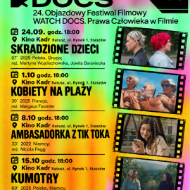 WATCH DOCS w Kinie Kadr w Staszowie