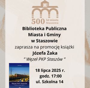 zaCZYTAny Staszów – promocja książki „Węzeł PKP Staszów”