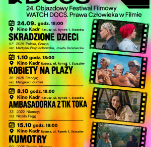WATCH DOCS w Kinie Kadr w Staszowie