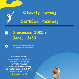 Otwarty Turniej Siatkówki Plażowej w Staszowie