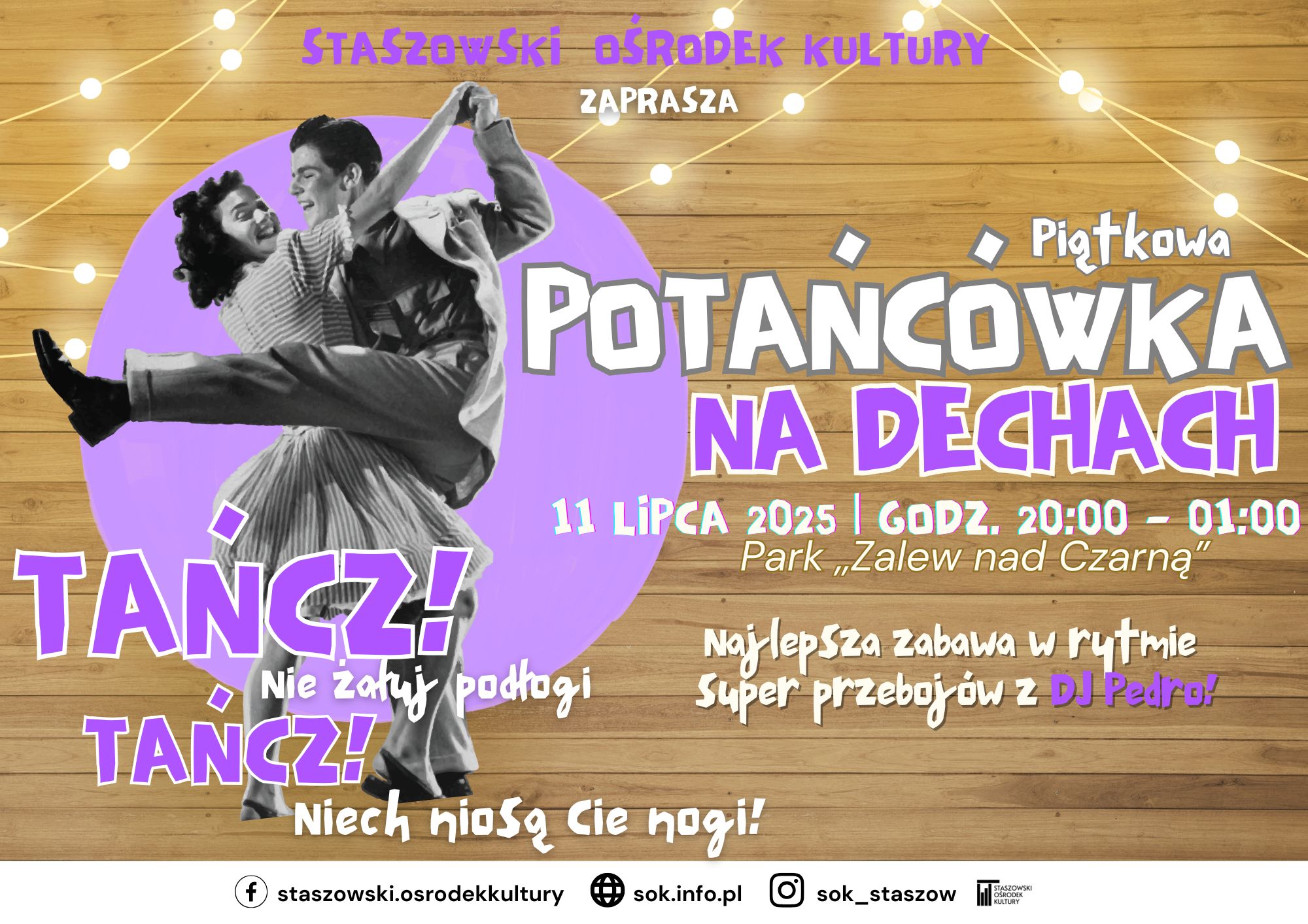plakat tekst niżej