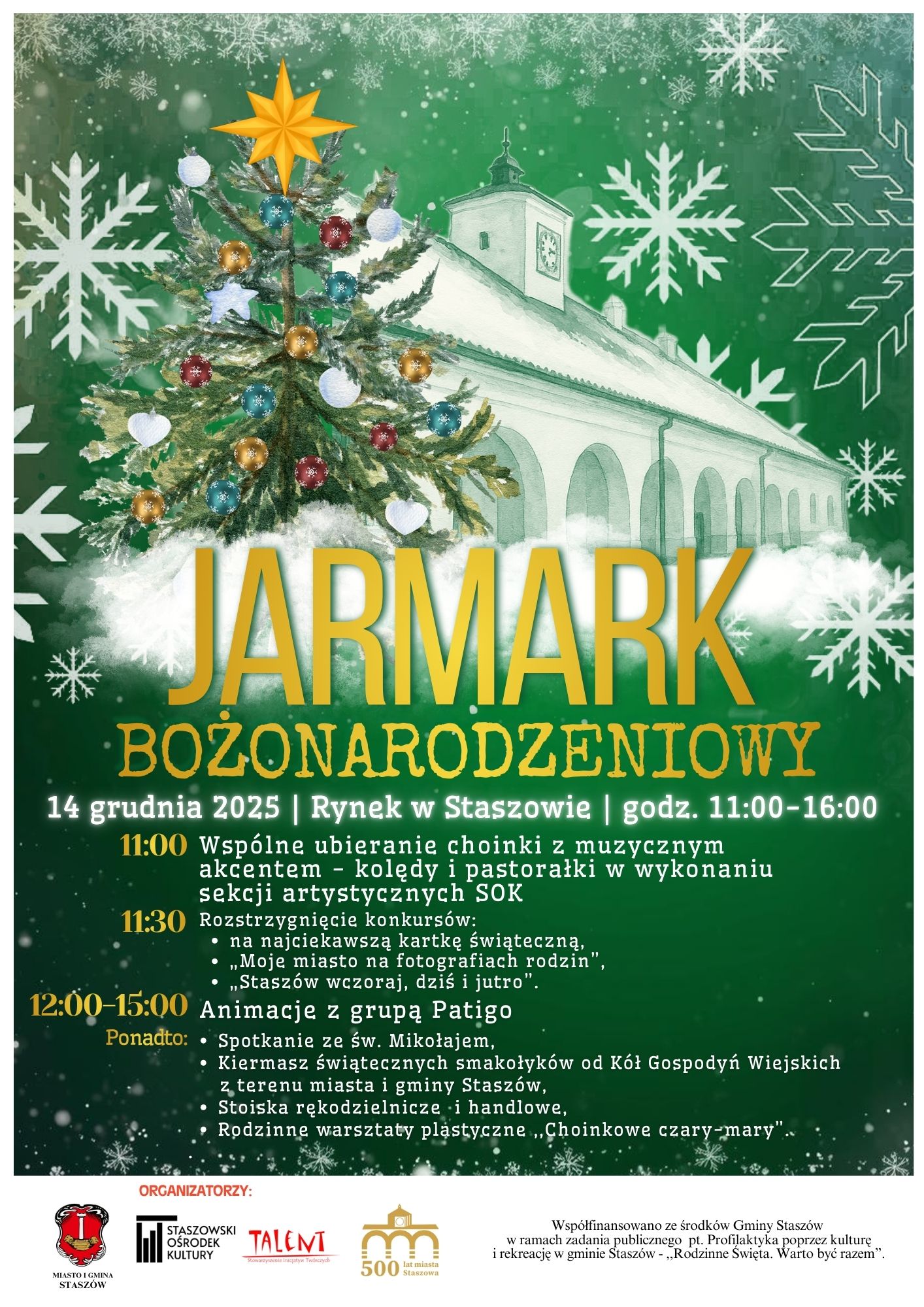 plakat informacyjny - tekst niżej