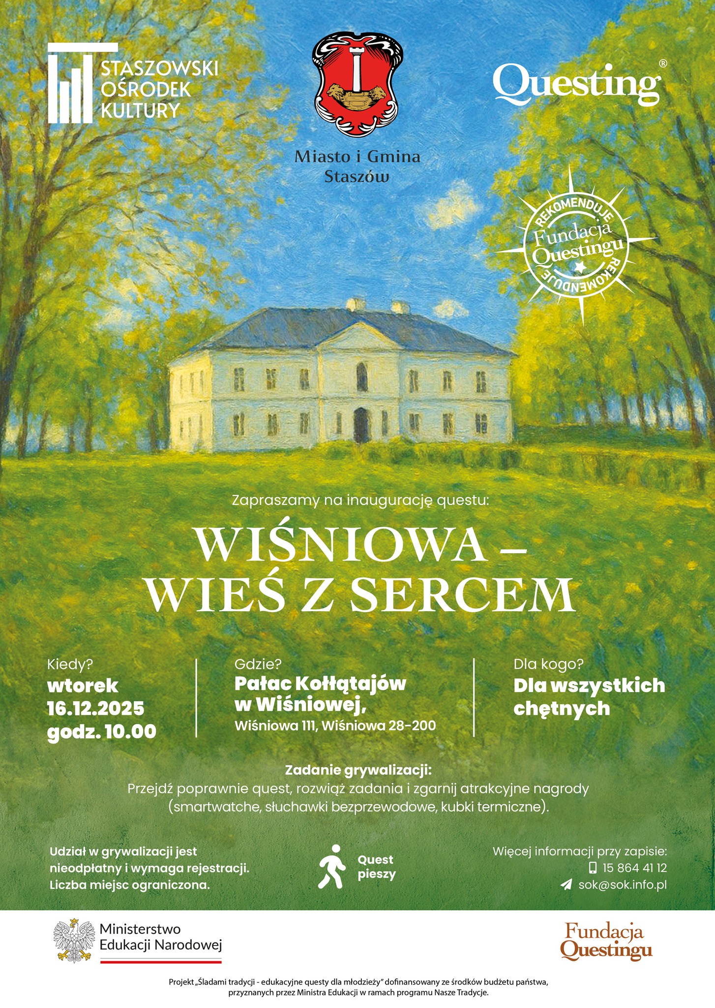 plakat informacyjny - tekst niżej